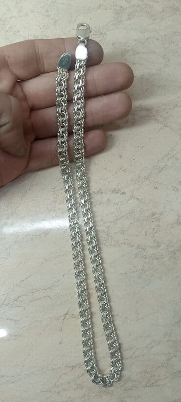 qizil sepler kisi ucun: 925 gümüş boyunbağı - Material: 925 ayar kardinal gümüş (ştamp “925” — 3