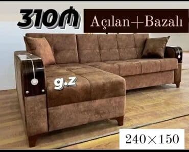 kunc divanl: Künc divan, Açılan, Bazalı, Parça — 1