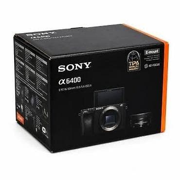 Sony Alpha a6400 (ILCE-6400) E-mount güzgüsüz fotoaparat dəsti -