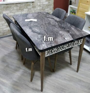 sulutepe kiraye heyet evleri 2022: Qonaq otağı üçün, Yeni, Açılan, Dördbucaq masa, 4 stul — 2