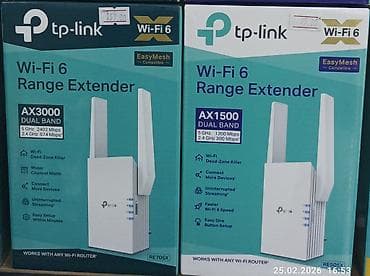 Kompüter ehtiyyat hissələri: Tp-Link markasının router, access point, internet gücləndiriciləri — 10