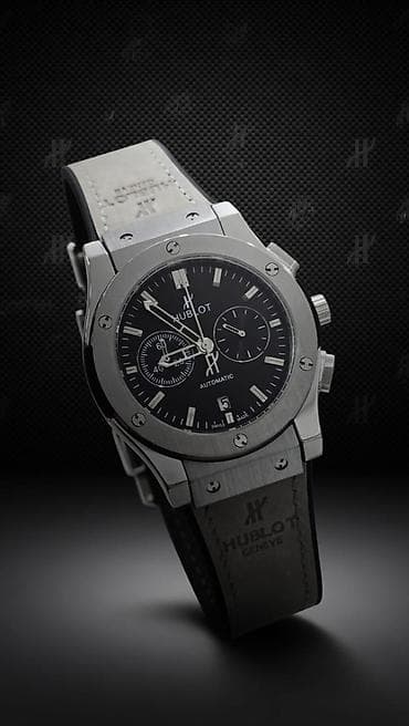 up saatlari: Qol saatı, Hublot, rəng - Qara — 7