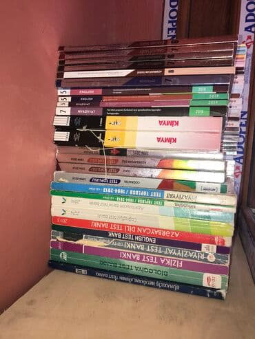 Тесты: Test kitablar. Ucuz qiymətə. köhnə testlər 50 qəpiyə. Kitablar 3-4 — 6