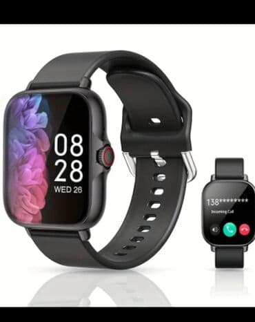 джойстики для телефонов: Смарт часы, Умные, Сенсорный экран, цвет - Черный — 2