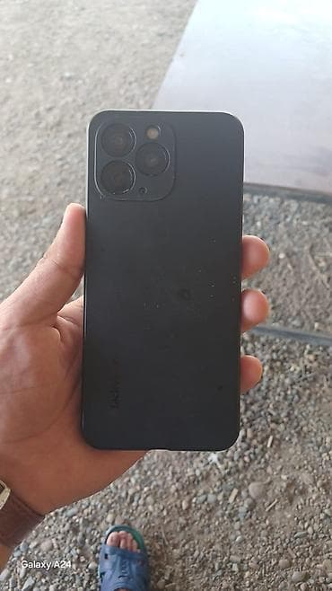 iphone 14 sadə: Smartfon – qara rəng - Tam ekranlı ön panel, nazik çərçivə - Arxa — 1