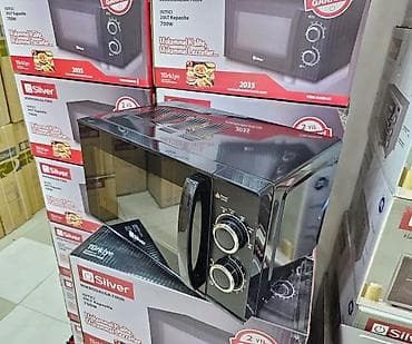 efba soba: Mikrodalğalı soba Silver, Ayrıca dayanan, Mikrodalğalar ilə, rəng - Qara, Yeni — 2
