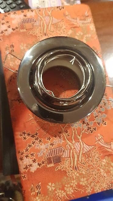 lamp: Spot dekor. Qəhvəyi perlamutr. Lampa spotu üstündən asanlıqla — 4