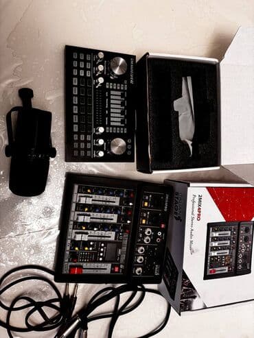 zeng zamani ses yazma: Studio desti' A2 Live Sound Card markalı səs kartı. Mikrofon fduce — 1