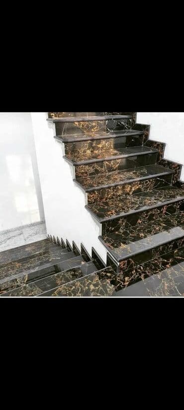 qranit kafel: Mermer qrabit Bu boz rəngli, yonulmuş səkilər və ya bordürlərdir — 15