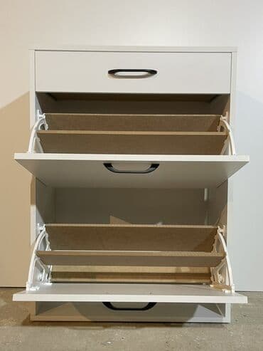 Masalar və oturacaqlar: Yeni, Açılan, 3 qapılı Düz dolab, Ayaqqabı dolabı, Azərbaycan — 6