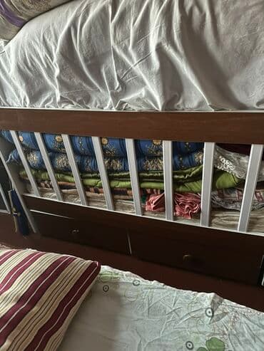 sade mebeller: Oğlan üçün, İşlənmiş, Dördbucaq, Beşik, Dəst ilə — 1