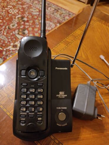 купить подержанный ноутбук: Стационарный телефон Panasonic, Беспроводной, Б/у — 2