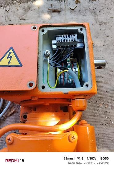 benzin muhərrikli velosiped: Elektrik ötürücü – motorlu reduktor və limit açarlı aktuator komplekti — 4