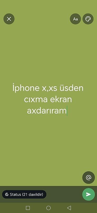 2 ci el plansetler: Elan: iPhone X / XS üçün üstdən çıxma orijinal ekran axtarıram — 2