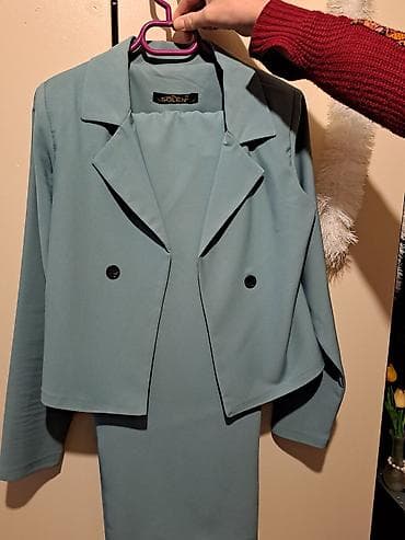 Şık qadın dəsti – SOLEN markası - İkiqat dəst: qısa kəsimli jaket +