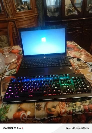 HP Pavilion seriyalı 15.6" noutbuk + mexaniki RGB klaviatura dəsti