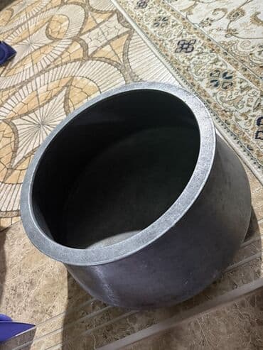 xəngəl: Yeni, Aş qazanı, rəng - Boz, Alüminium, Rusiya — 2