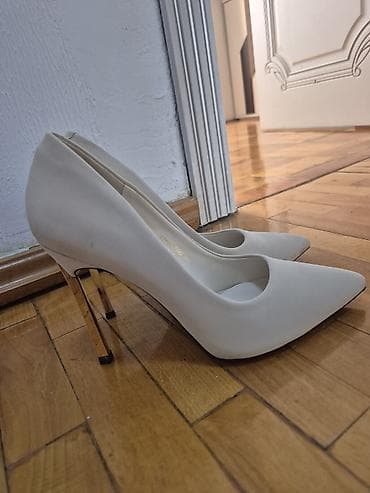 Tuflilər: Qadın klassik tufliləri – Tamido Collection - Rəng: krem/ağ ton - — 1