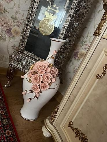 Tekstil: Dekorativ ev aksesuarları dəsti - Porseleyn fiqur kompozisiyası — 3