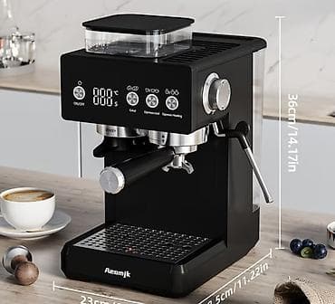 sud maşnı: Aeomjk avtomatik öğütücülü espresso aparat - 2-si-1-də: daxili kofe — 2