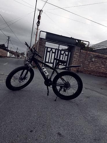 Dağ velosipedi – 26” təkərlər, disk əyləclər, amortizatorlu ön çəngəl — 1