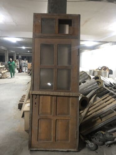 Furnitura və aksessuarlar: 8 ədəd palıd ağacınnan villa qapısı. İşlənmişdi, cürüyü qırığı yoxdur — 5