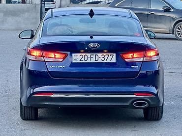 teker alemi: Kia Optima sedan – tünd mavi rəng, Azərbaycan nömrə nişanı 20-FD-377 — 5