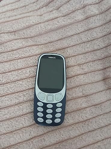 telfon tutacagi: Nokia 3310, rəng - Göy, Düyməli — 3