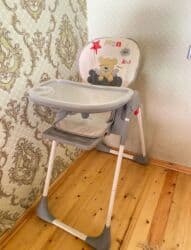 Manejlər: Uşaq yemək stulu - Rahat və təhlükəsiz yüksək stul, yemək və oyuna — 1