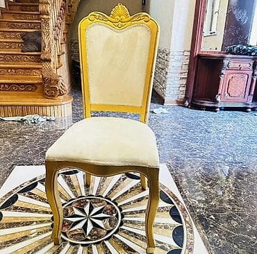 Qonaq otağı üçün, rəng - Sarı Stul