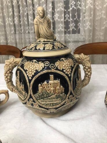 uşaq üçün yemək qab dəsti: Şərbət dəsti, Almaniya(QDR istehsalı), keramika, təzə — 3