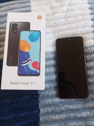 redmi note 11 adapter: Redmi Note 11, 64 GB, rəng - Qara, İki sim kartlı — 5
