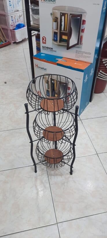 подставка для цветов: Meyve - terevez qabi meyve kartof sogan (terevez qabi) 3 mertebe — 1