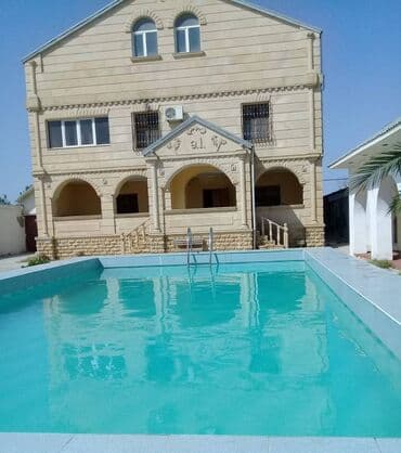 goycay evler: 400 kv. m, 4 otaqlı, Kombi, Qaz, İşıq — 1