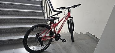 ucuz velasipet: Toba dağ velosipedi – parlaq qırmızı rəngdə, yüngül və möhkəm — 7