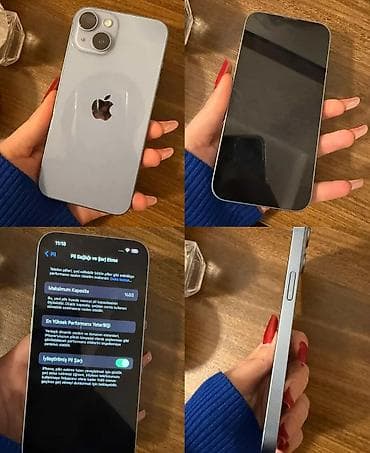 IPhone 14, 128 ГБ, Серебристый, Face ID — 1