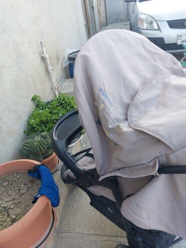 rezin botlar: Çıxarıla bilən beşikli araba, Burbay, İşlənmiş, Cins: Oğlan, Yaş: 30 ay, Ünvandan götürmə — 3