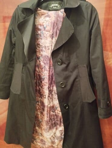 женские утепленные плащи: Плащ, L, цвет - Черный — 2