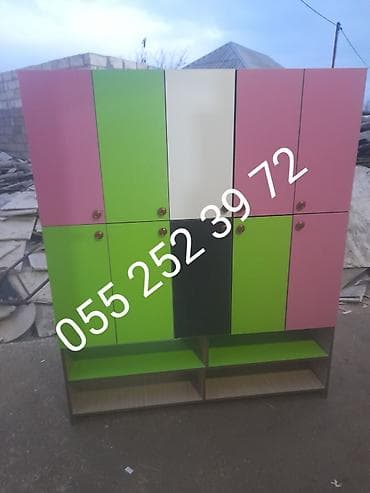 Oğlan və qız üçün, Yeni, 5 qapı, Açılan, Düz dolab