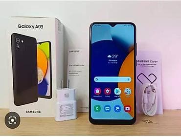 lg dvd player: Samsung Galaxy A03s, 32 GB, rəng - Ağ, Zəmanət, Kredit — 1