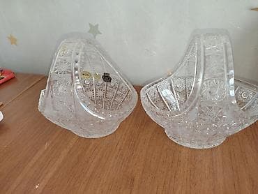 xrustal stekan olcusu: Kəna tipli kristal səbət dəsti - 2 ədəd ağır kristal səbət - Şaquli — 1