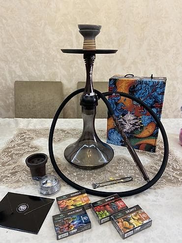 Nargilə dəsti – Original Alpha X Hookah tematik dizayn Paslanmaz — 1