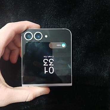 samsung 1202: Samsung Z Flip, 256 ГБ, цвет - Серебристый, Face ID — 6