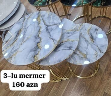 tek masa: Круглый стол, Трансформер, Без колесиков, Турция, Гарантия 2 года, Бесплатная доставка, Бесплатная установка — 3