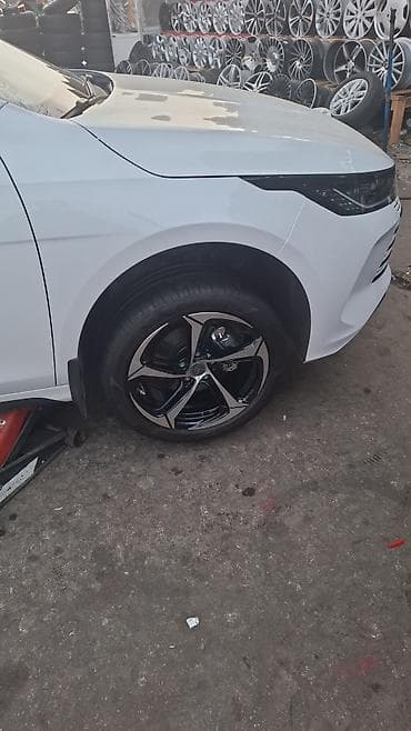 18 disk teker: 18 düym yüngül lehimli disk dəsti – 5 qol, iki rəngli (qara + cilalı — 2