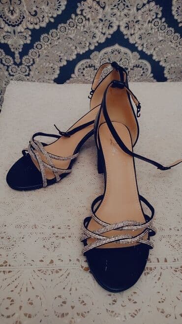 Botinka və botilyonlar: Ölçü: 38, rəng - Qara, Yeni — 5