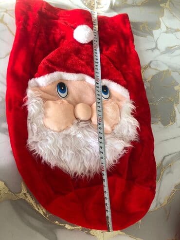 şaxta baba oyuncaq: Şaxta Baba geyimi – tam dəst Tərkibi: - Qırmızı məxməri xalat (ağ — 3