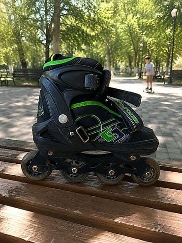 Uşaq üçün tənzimlənən inline konki (roller skeyt) dəsti - Rəng