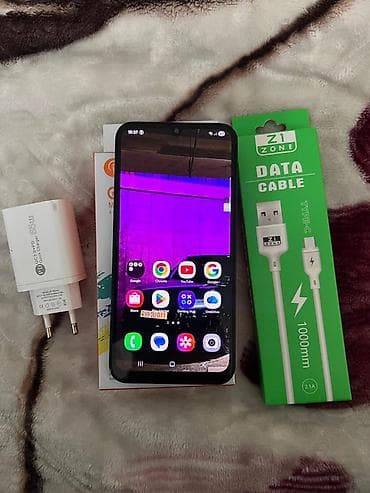 telefon samsunq: Samsung Galaxy A24 4G, 128 GB, rəng - Qara, Barmaq izi, Face ID — 2