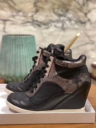 brend qadin ayaqqabilari: Ölçü: 38, rəng - Qara, İşlənmiş — 1